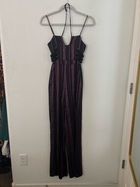 House of Harlow x Revolve XXS Striped Wide Leg Jumpsuit